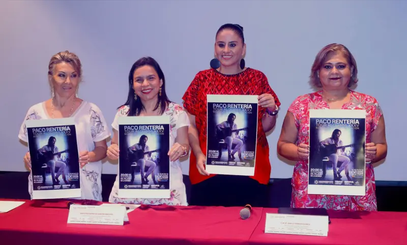 Paco Rentería festeja 35 años en el Palacio de la Música