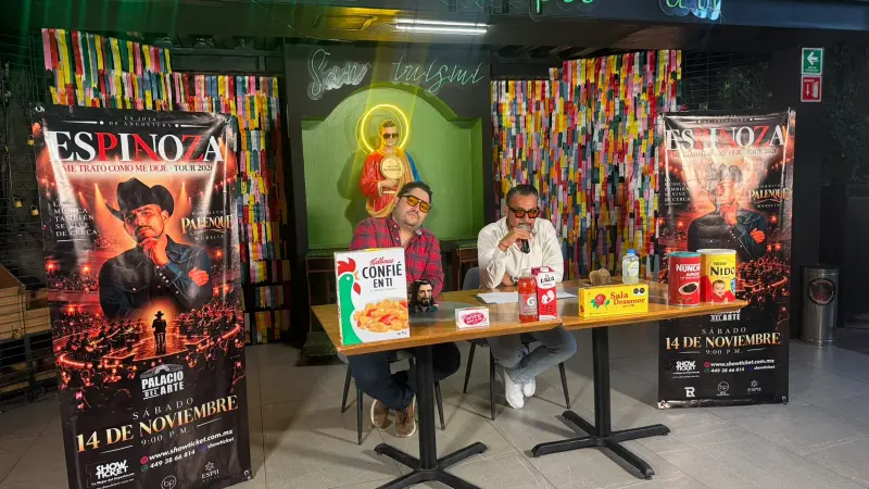 Dará Espinoza Paz concierto tipo palenque en Palacio del Arte en Morelia