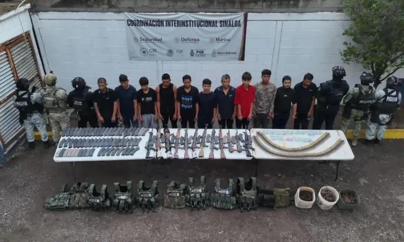Detienen en Sinaloa a 11 de ‘Los Chapitos’ ligados al ‘Casco’, acusado del secuestro y muerte de los diez mineros