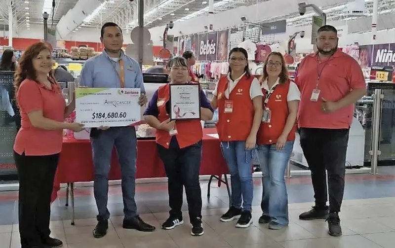 Con el redondeo, recaudan 184 mp para Aprocancer