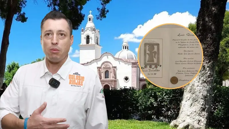 La invitación de bautizo de Luis Donaldo Colosio Riojas en Magdalena de Kino, Sonora: qué registra el documento de 1985 que mostró tras los cuestionamientos sobre su origen sonorense