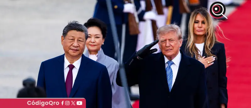 Xi Jinping llega a EUA para cumbre de tres días con Trump