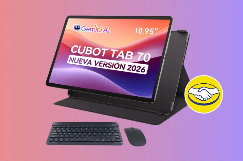 Por menos de 2,800 pesos Mercado Libre remata este combo de tablet de 16 GB de RAM con mouse y teclado inalámbrico gratis