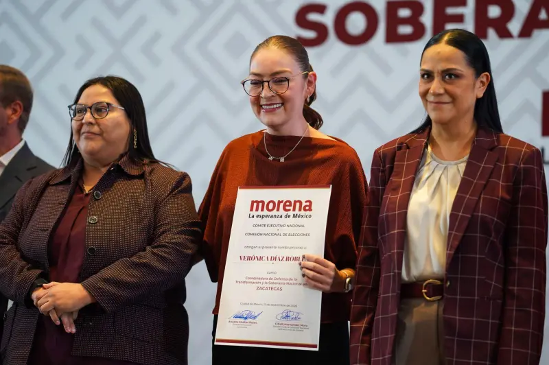 Morena ‘destapa’ a Verónica Díaz como coordinadora en Zacatecas rumbo a las elecciones 2027