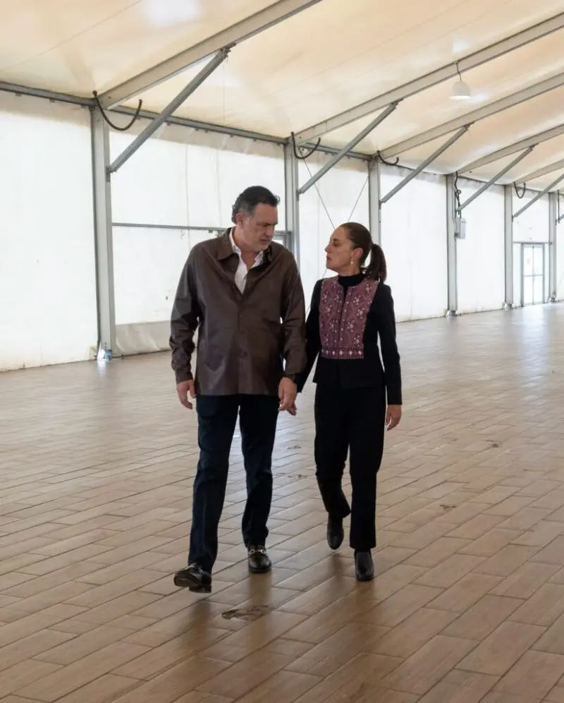 Recibe Kuri a la presidenta Sheinbaum en su visita a Querétaro.