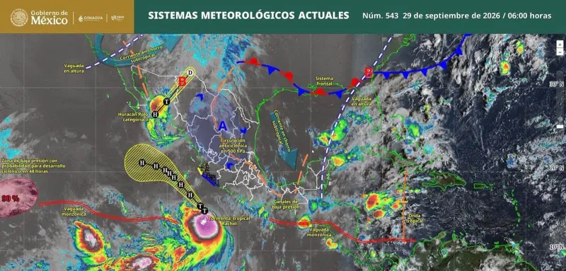 Primer frente frío traerá lluvias de hasta más de 75 milímetros a NL