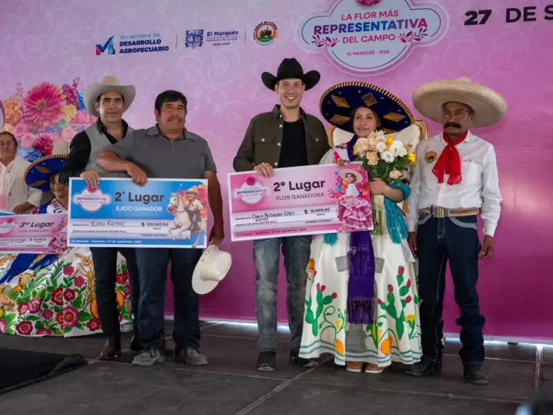 Premian a ganadoras de “La Flor más Representativa del Campo 2026” en El Marqués