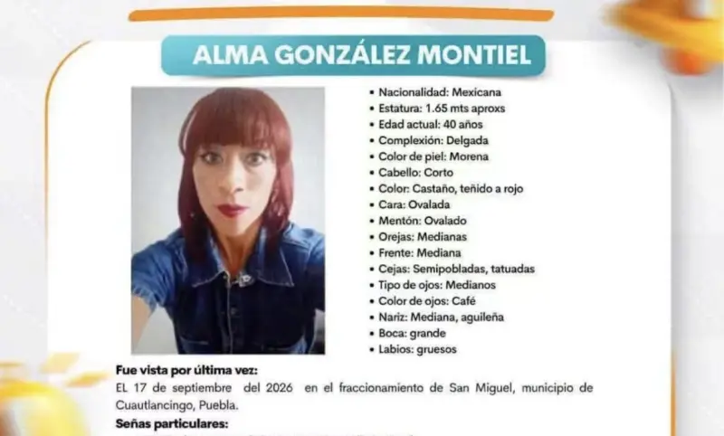 Localizan sin vida a profesora que daba clases en Tlaxcala