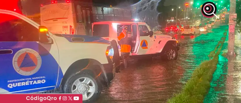 Municipio de Querétaro reporta “afectaciones mínimas” por lluvias