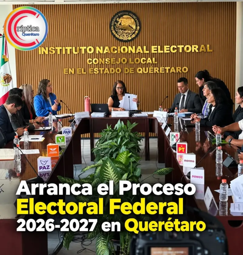 Arranca el Proceso Electoral Federal 2026-2027 en Querétaro
