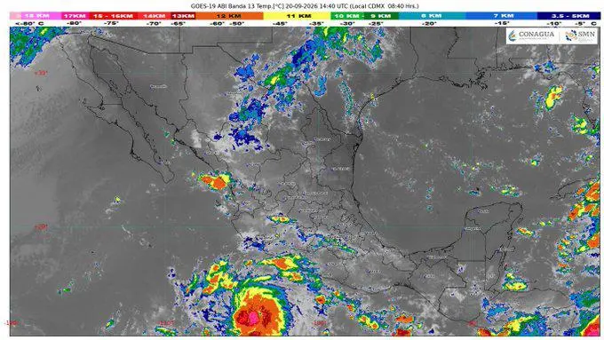 Refuerzan protocolos de Protección Civil ante posible formación de tormenta tropical en el Pacífico