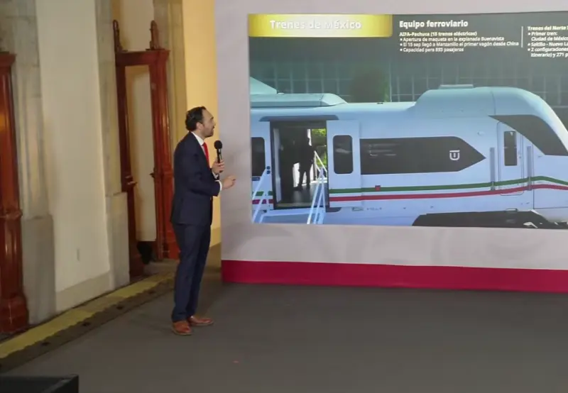 Construcción de trenes para el centro y norte del país avanza al 50%