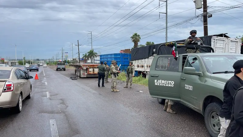 Muere ciclista atropellado en La Costerita al sur de Culiacán