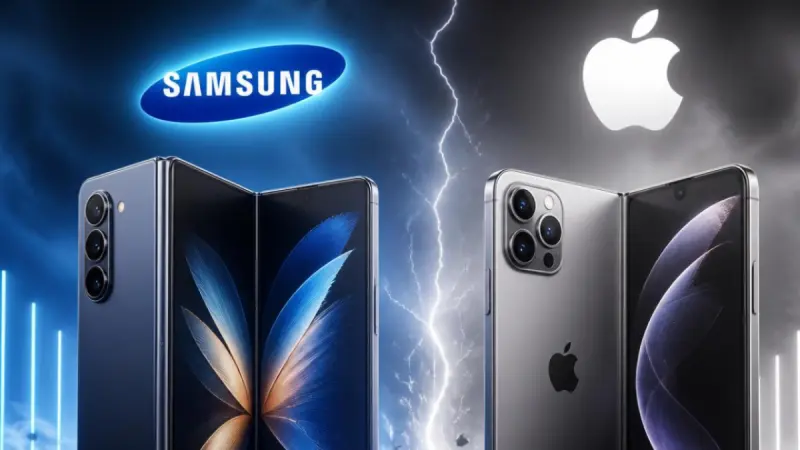 Samsung se burla del iPhone plegable de Apple y usuarios responden con quejas sobre Galaxy