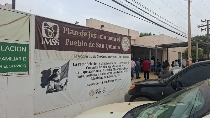 Señalan fallas en transición de Clínica 13 del IMSS en San Quintín