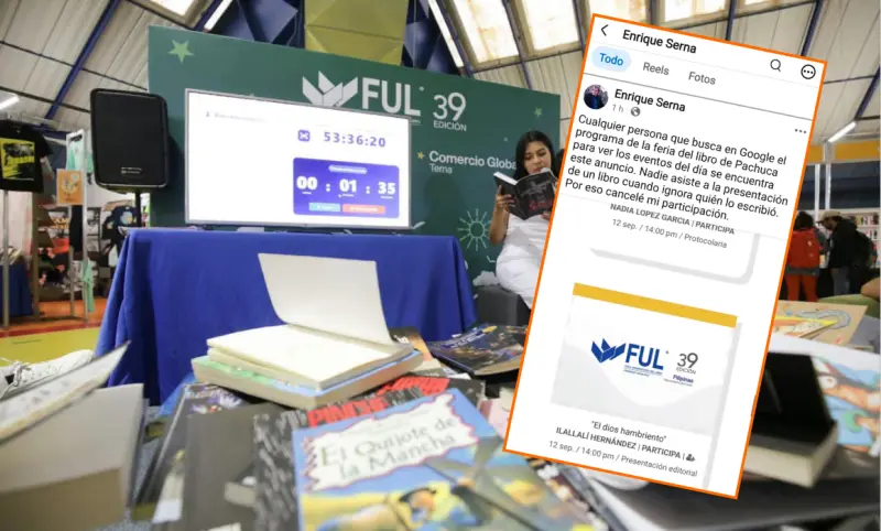 Escritor deja colgada a la FUL porque omitieron su nombre en el cartel