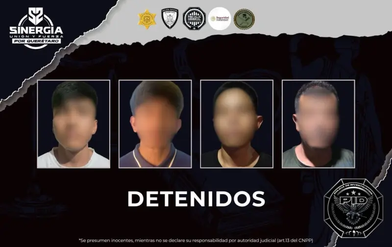 Narcótico, dinero y una báscula: Fiscalía realiza cateos y detiene a cuatro en Querétaro