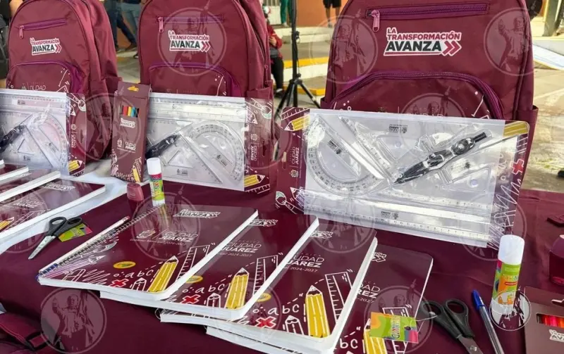 Arranca entrega de útiles escolares del Municipio en Anapra