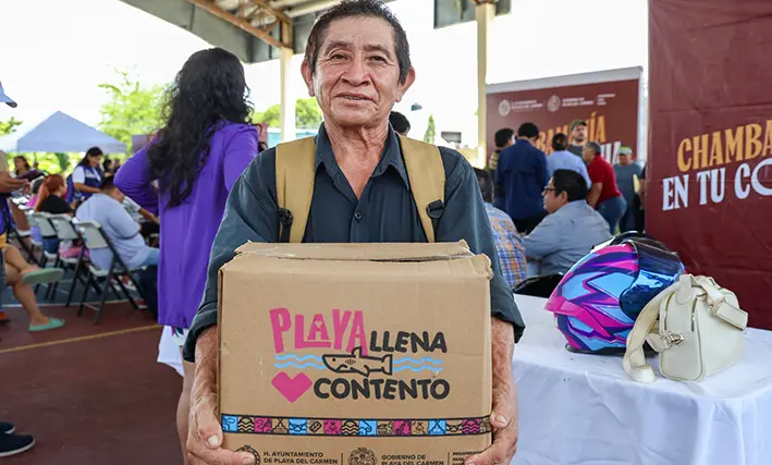 ¡Despensas al rescate! Playa del Carmen reparte 36 mil apoyos alimentarios