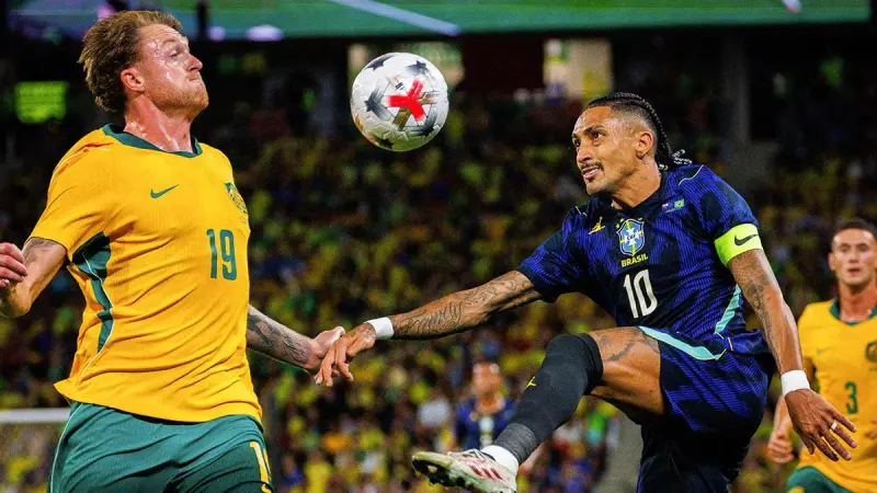 Brasil se salvó de una pesadilla ante Australia; en alerta por Raphinha