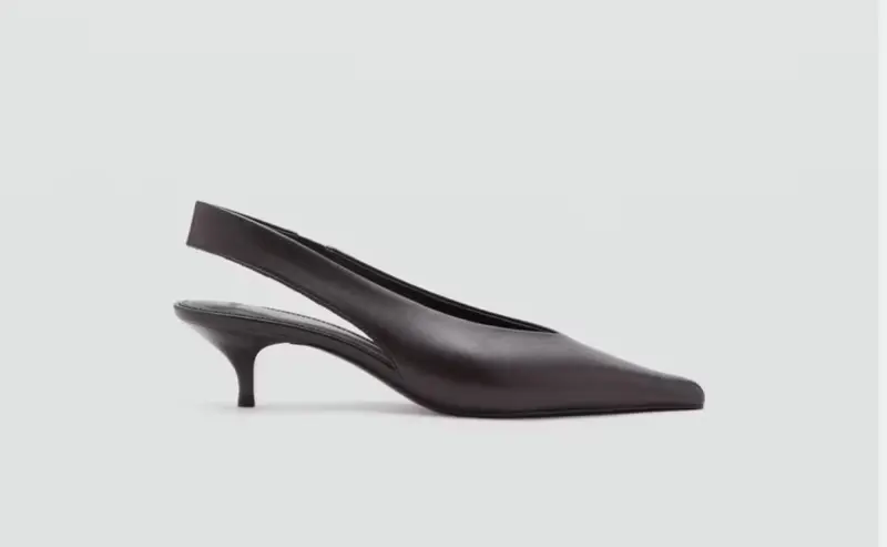 La tendencia de los zapatos de tacón bajo tiene nuevo protagonista: este modelo de punta