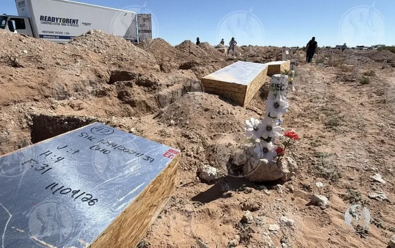 De 117 cuerpos inhumados, 65 murieron de forma violenta