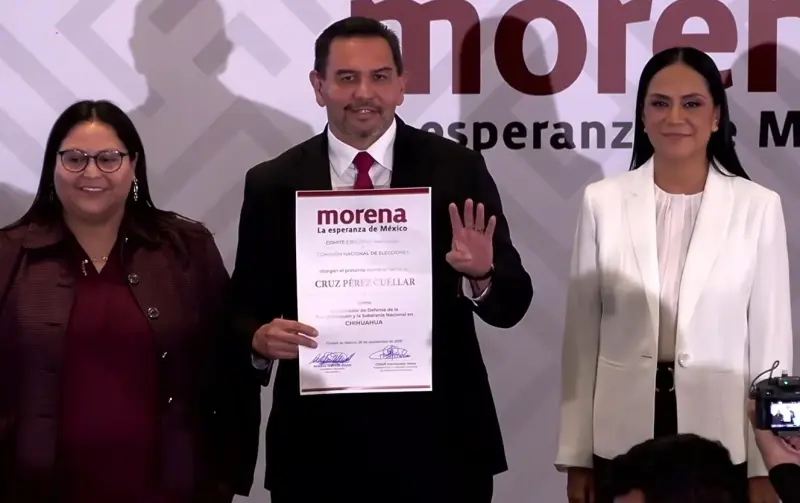 ¡Es Cruz! Virtual candidato de Morena por la gubernatura de Chihuahua