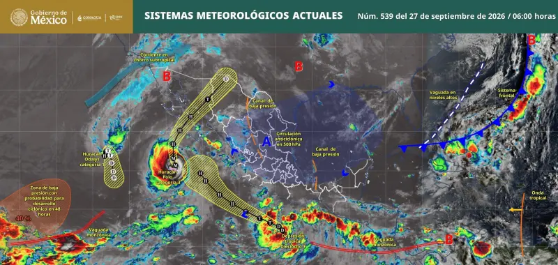 Mientras ‘Polo’ sigue activo, se forma otra depresión tropical en el Pacífico mexicano