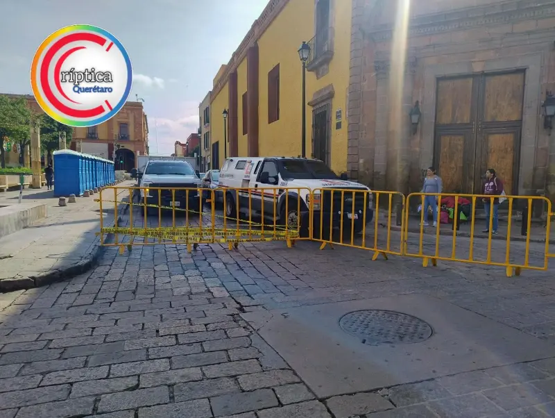 Arrancan los cierres viales en el Centro Histórico de Querétaro por las Fiestas Patrias; habrá restricciones hasta la madrugada