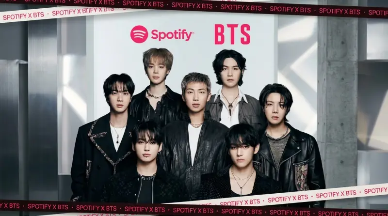 Spotify lanza experiencia exclusiva de BTS en Colombia: fans podrán desbloquear contenido especial y playlists secretas