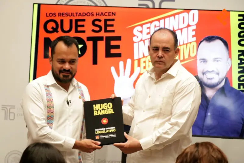 Destaca Hugo Rangel la Ley Óliver en su segundo Informe legislativo