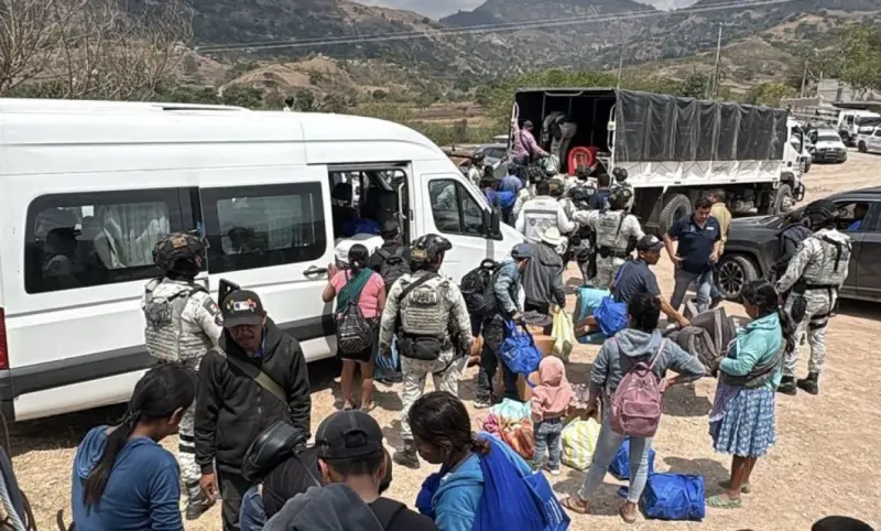 Los desplazados por la violencia en México igualan la cifra que los desplazados en Palestina