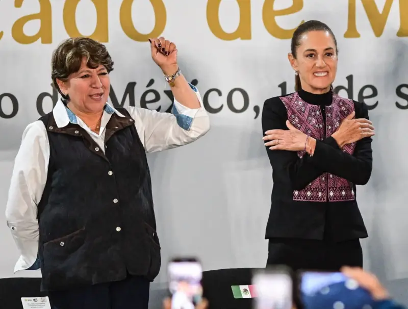 Confirma gobierno de Delfina Gómez respaldo total a Claudia Sheinbaum