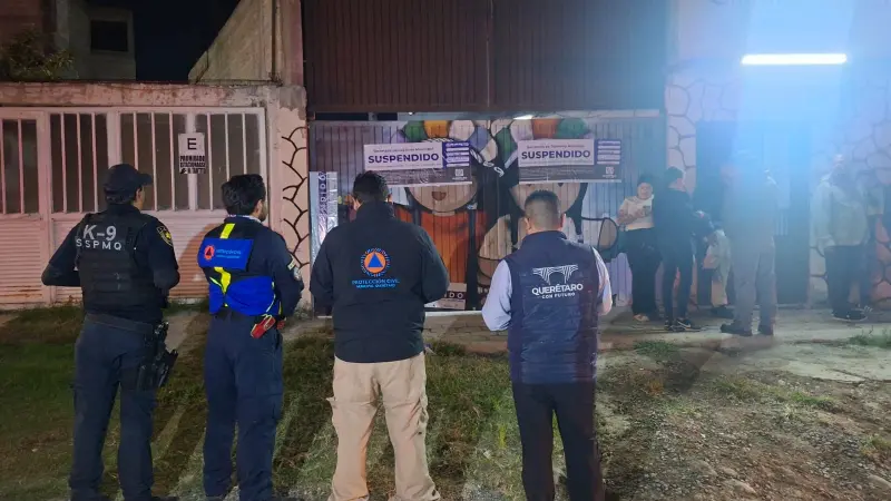 Municipio de Querétaro interviene evento clandestino