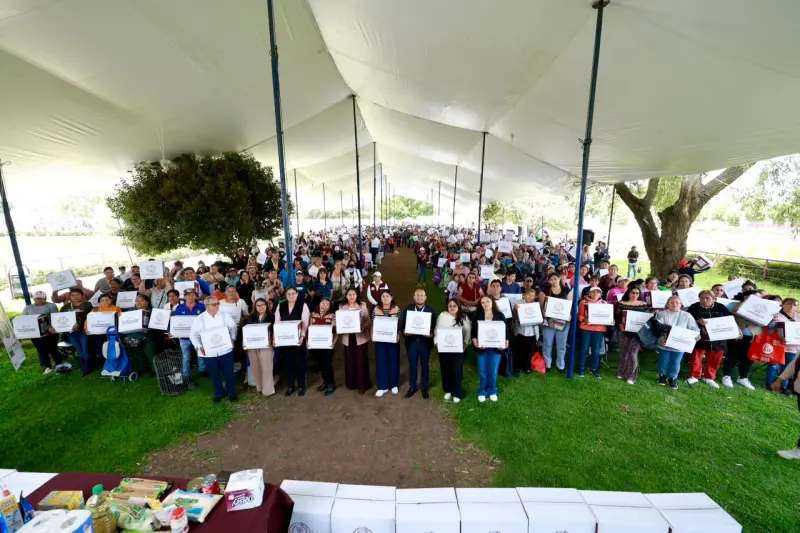 Arranca Chimalhuacán tercera entrega de canastas alimentarias