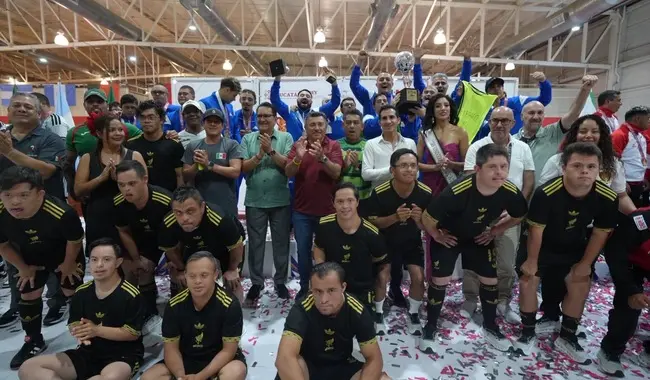 Clausuran la Copa del Mundo de Futsal Down Yucatán 2026