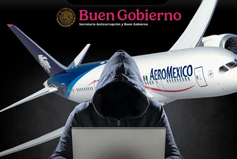 Investigan posible filtración de datos de 15 millones de clientes de Aeroméxico