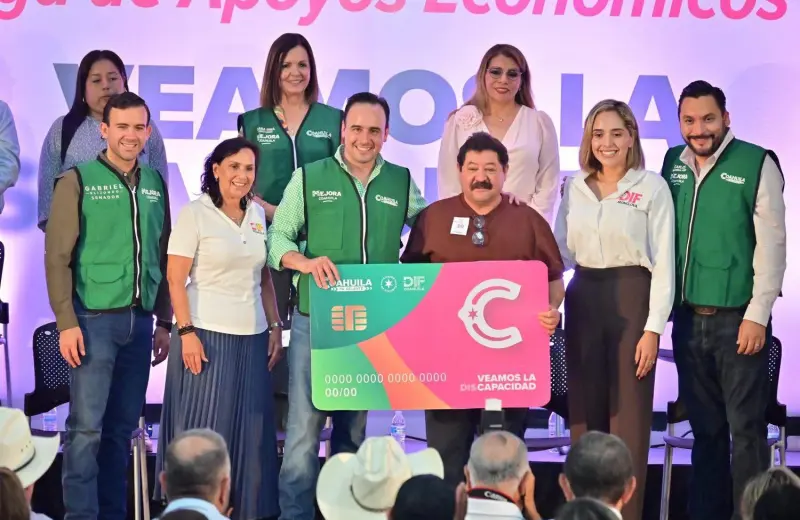 Destinan 20 millones de pesos a programa de apoyos para personas con discapacidad en Monclova