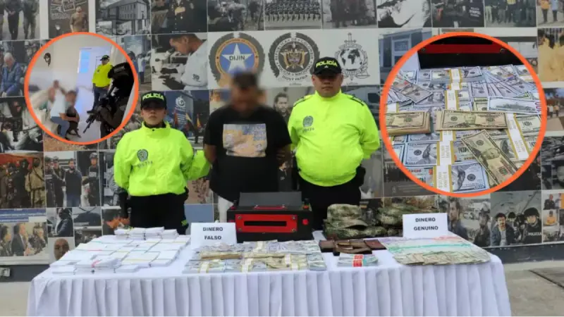 Una red criminal fabricó y distribuyó 517 mil 730 dólares falsos hasta que una operación coordinada con el Servicio Secreto de Estados Unidos descubrió una imprenta clandestina y un centro de acopio, con cinco presuntos integrantes capturados