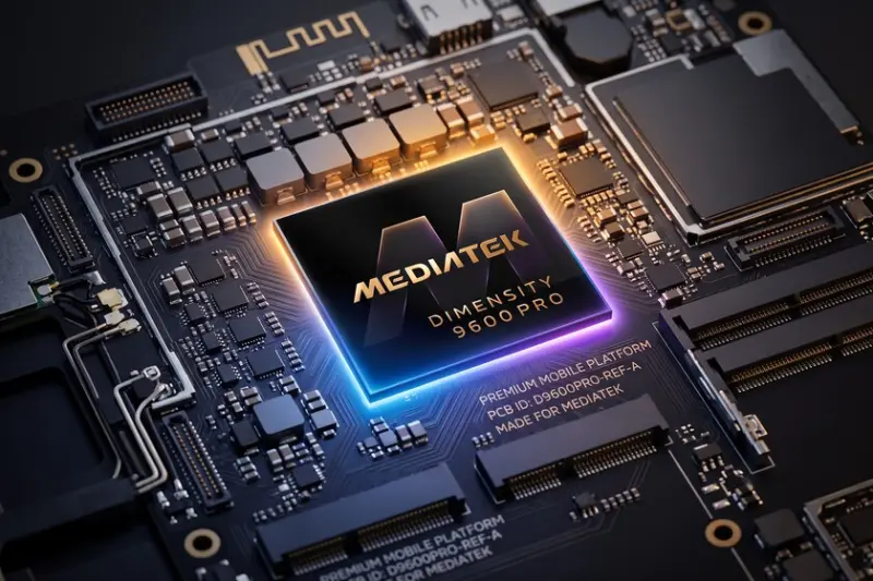 MediaTek a la par de Apple. Su nuevo chip para celulares Android es de 2 nm, como el del iPhone 18 Pro: Dimensity 9600 Pro