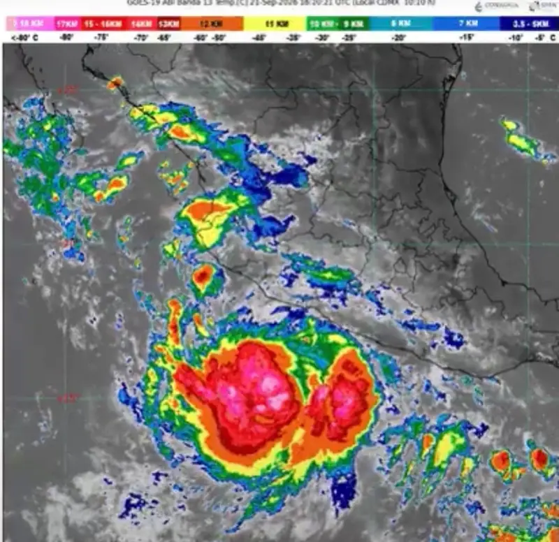 Huracán Polo alcanza categoría 1 y mantiene vigilancia en el Pacífico mexicano