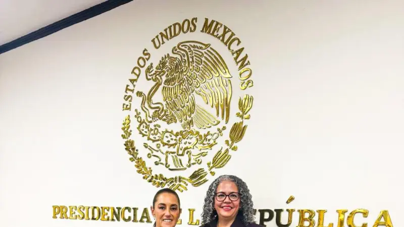 Sheinbaum se reunió por primera vez con la gobernadora interina de Sinaloa, Graciela Domínguez