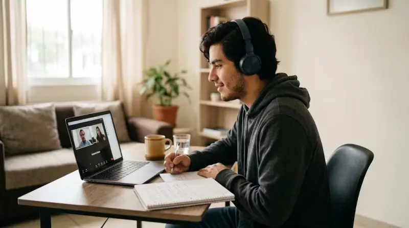 Estudiar en línea: una opción para jóvenes con poco tiempo