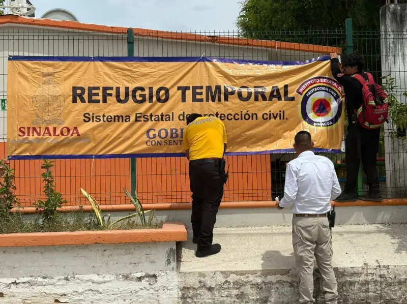 Listos en Sinaloa 136 refugios por alerta de huracán Polo