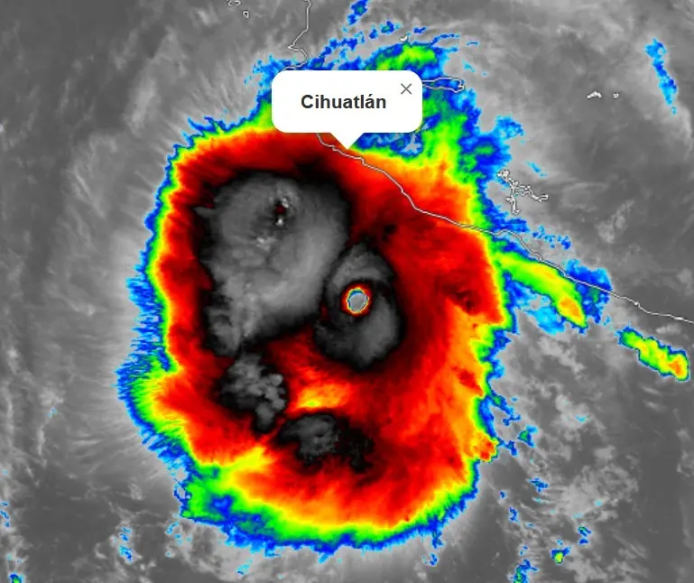 Huracán Polo traerá lluvias y elevará el oleaje en Jalisco
