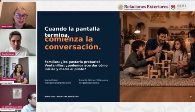 Analizan impacto de la IA en la niñez durante charla del IME