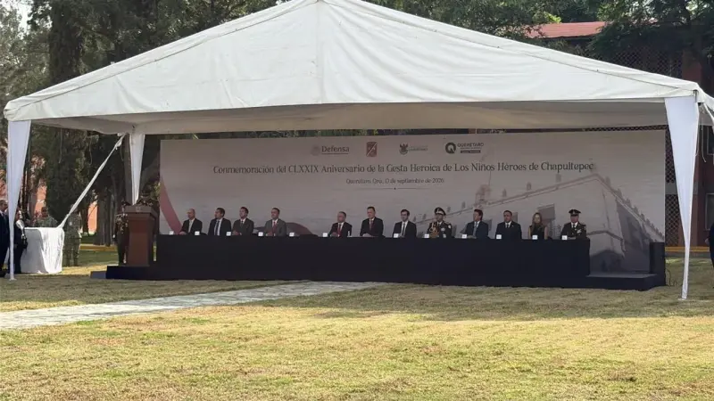 Video: Ejército refrenda coordinación con autoridades de Querétaro durante homenaje a los Niños Héroes