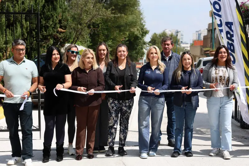 Invierte Huixquilucan más de 13.8 mdp en calles de Lomas de las Palmas