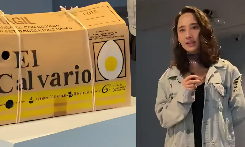 María Fernanda, la joven de Cuernavaca que recreó ‘una caja de cartón’ de cerámica para visibilizar a la gente foránea “que tienen que transitar de un lugar a otro para buscar sus sueños que pueden cumplirse o no volverse reales”