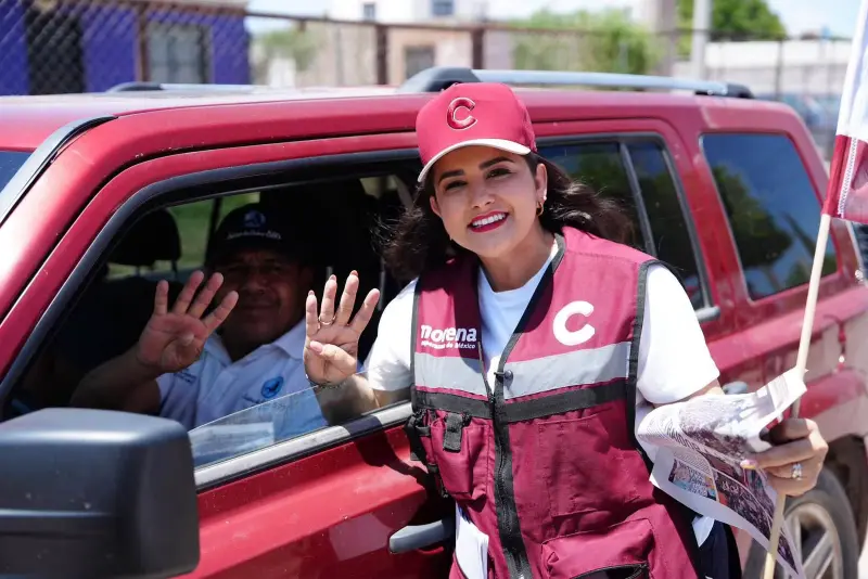 Campo, agua e infraestructura marcan la agenda de Celida López en el proceso interno de Morena en Sonora